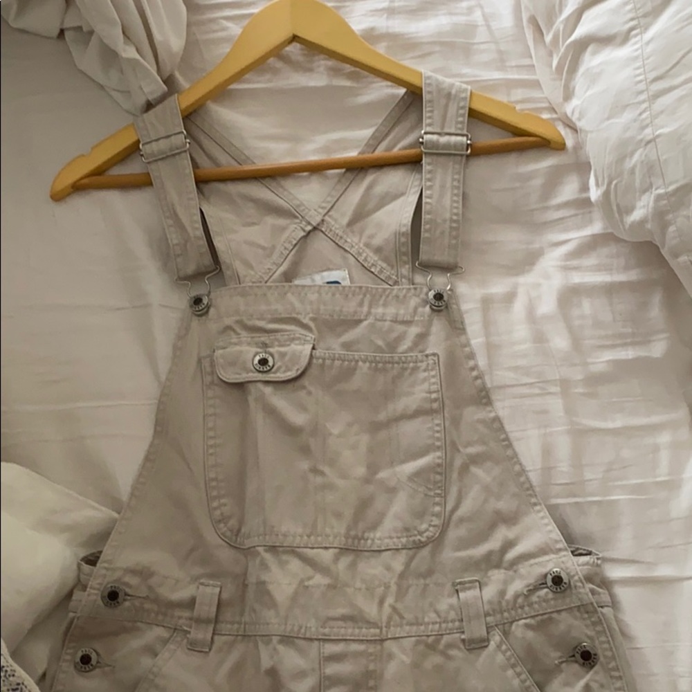 Beige Overalls